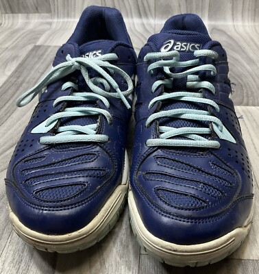 Asics Gel Dedicate E557Y womens Size 9 Blue Running Shoes Sneakers