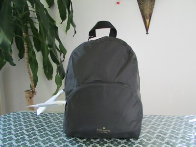 Kate Spade Arya Black Packable Nylon Backpack Travel Bag Lightweight NWT Kate Spade Arya Black Packable Nylon Backpack Travel Bag  main image 2