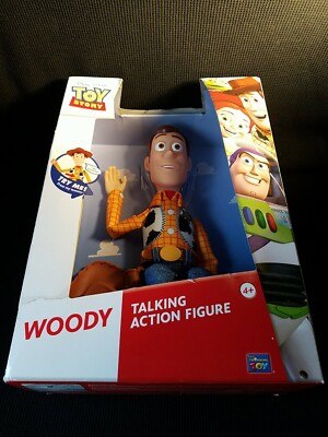 NEW! TOY STORY ©Disney Pixar WOODY TALKING ACTION FIGURE Thinkway
