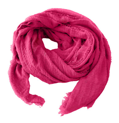 Niklarson Schal Tuch uni 190x100cm Damen Scarf Poncho Stola Pareo BW Viskose TV7