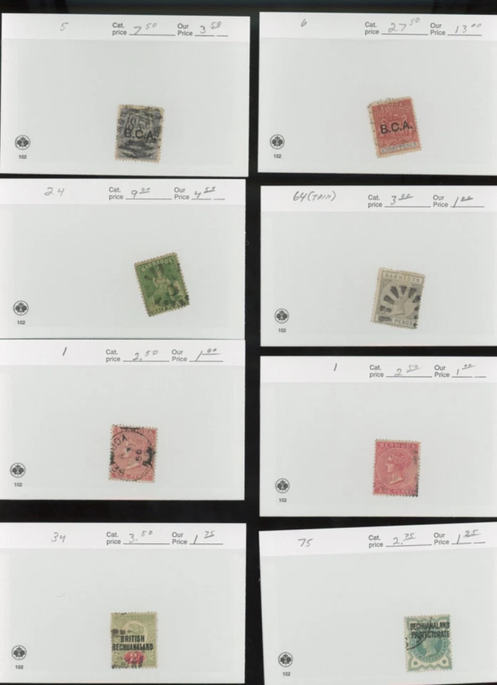 coleção mundial de selos CV $104 com duplicatas (mb33 - Imagem 2 de 3