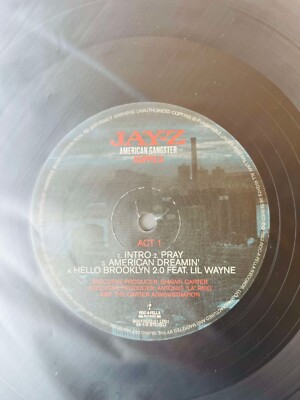 Jay-Z / American Gangster Acappella 2007 US 2LP Vinyl Roc-A-Fella