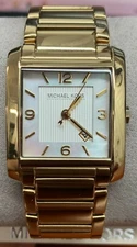 Michael Kors MK3147 Mother of Pearl Dial Gold Tone Stainless Women's Watch