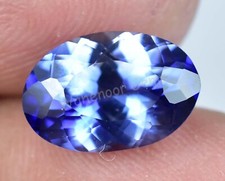 Flawless 5.15 Ct Natural Blue Ceylon Sapphire Oval Certified Loose Gemstone