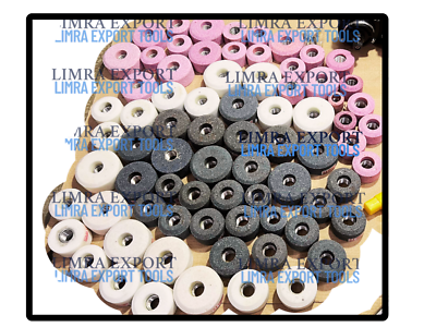 #ad MIX Valve Seat Grinding Stones Set Of 20 Pcs For Sioux Holder 11 16 Thread USA $64.99