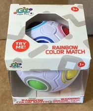 Giggle Zone Rainbow Color Match Puzzle Ball Novelty Toy NEW