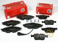 Zimmermann BremsbeläGe Vorne + Hinten FüR VW Golf Sportsvan