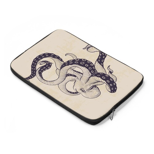Octopus Dessin Ordinateur Portable Manche,Étui Portable,Appareil Étui Sac - Photo 3/8