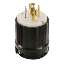 NEMA L16-20 Grounding Locking Plug, 20A 480V AC, 3 Pole 4 Wire, cUL Listed 1 