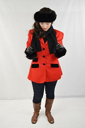 Winter Headbands Women Fox Fur Ear Warmer Headband beanie cap Fur Headband Neck - Picture 2 of 146