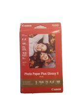 Canon Photo Paper Glossy II PP-201 100 4"x6" Sheets New