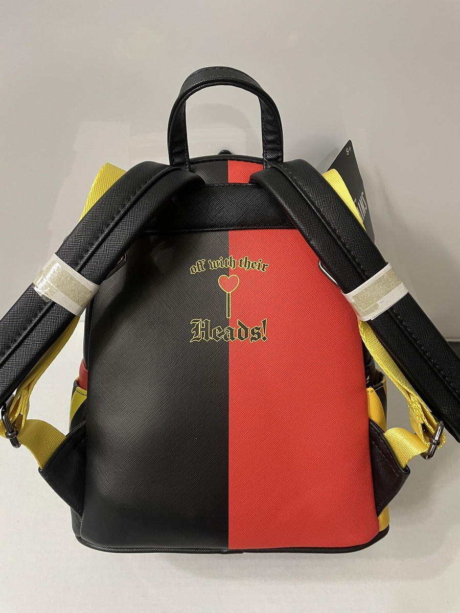 Loungefly Disney Alice In Wonderland Queen of Hearts Villains Mini Backpack NWT Alice in Wonderland Queen of Hearts Villains Scene Mini Backpack main image 3