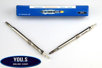 4 x YOU.S Genuine Glow Plugs for Nissan Primestar 2.2 dCi 140 99 KW 03-06 Model
