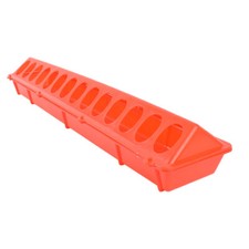 Birds Feeding Trough Red Pigeon Food Container Convenient Use