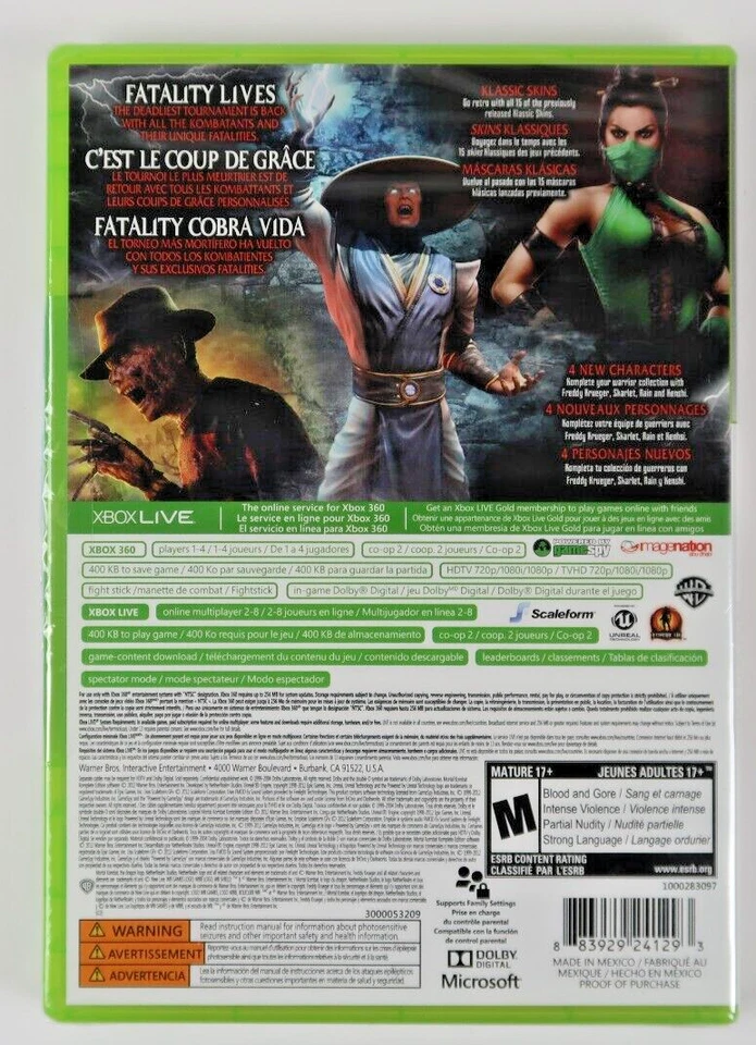 Mortal Kombat Komplete Edition (Microsoft Xbox 360, 2012) Brand New Xbox Game - Image 2 of 2