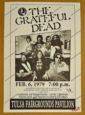 Grateful Dead - Tulsa, OK Feb. 6, 1979 13"x19" Signed by Artist lot print, SYF