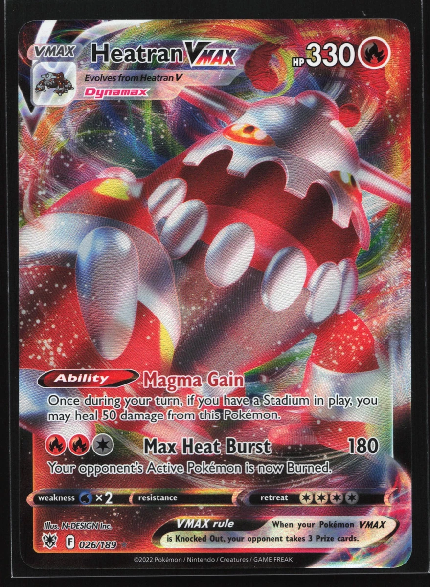 Heatran VMAX Pokémon TCG Cards for sale | eBay