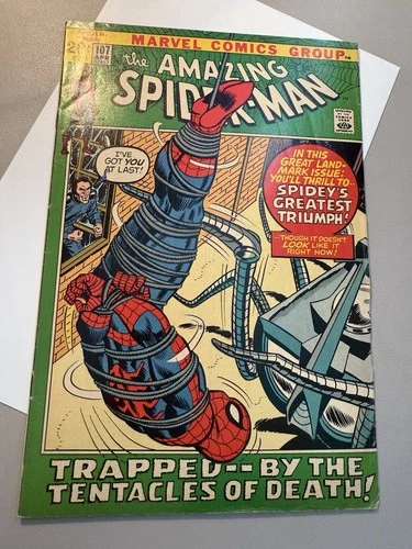 Amazing Spider-Man 107. 1972. 5.0 VG/F