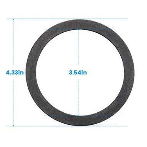 Reliable Rubber Washer for Kitchen Sink Strainer 3 1/2 Inch (Set of 5) - Picture 5 of 5