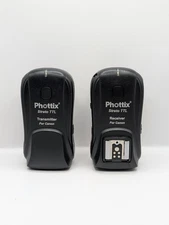 Phottix Strato TTL Flash Trigger Transmitter/Receiver Combo Nikon Used Powers On