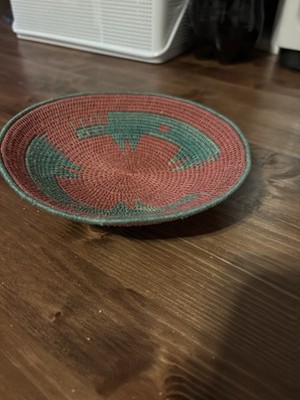 Handwoven Coiled Basket Bowl Southwestern Style