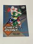 Brock Faber Signed Card UD Upper Deck CHECK POINT JSA COA IP Auto Wild a