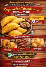 Campione gratuito autentiche grandi empanade di mais colombiane - appena fatte