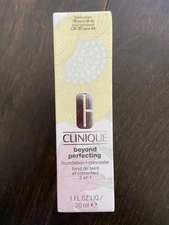 CLINIQUE BEYOND PERFECTING FOUNDATION + CONCEALER CN 90 SAND (M) 1OZ / NEW