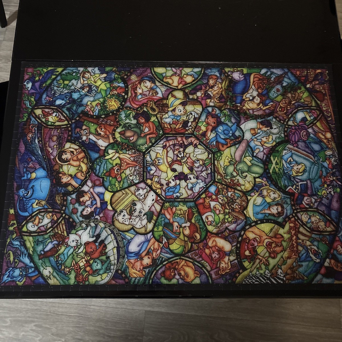 Tenyo DS1000764 Disney Stained Art Jigsaw Puzzle - 1000 Piece
