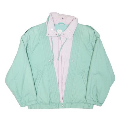 SPORT JET Damen Jacke pastellgrün & hellrosa Reißverschluss XL Polyestermischung uni
