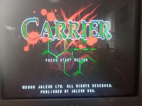 Carrier (Sega Dreamcast, 2000) Disc Only *TESTED*