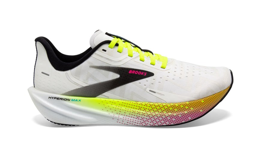 Женские кроссовки Brooks Hyperion Max, Белый/ Черный / для ночной жизни, 9,5 См, США