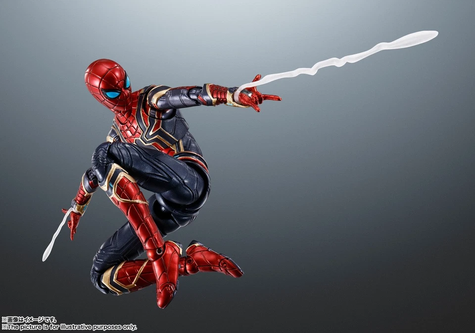 Figura de acción Bandai Spider-Man: No Way Home S.H.Figuarts Iron Spider Foto 3 de 4