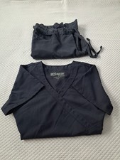 Ladies Grey's Anatomy Scrub Set Sz Small In Dark Gray Small Top  Pants