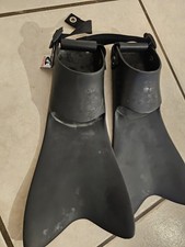 Force Fin Slim Fin Scuba Diving Fins Open Heel USA Made Black