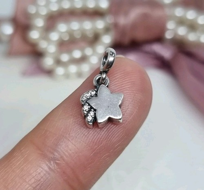 #ad #ad Genuine Pandora Silver ME My Shooting Star Mini Dangle Charm 💕 925 ALE R36d GBP 24.00