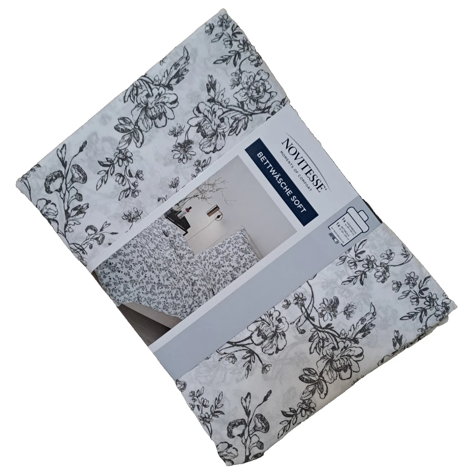 2tlg Bettwäsche NOVITESSE Soft Komfortgröße Material: 80 % Baumwolle, 20 % Visko - Bild 2 von 4