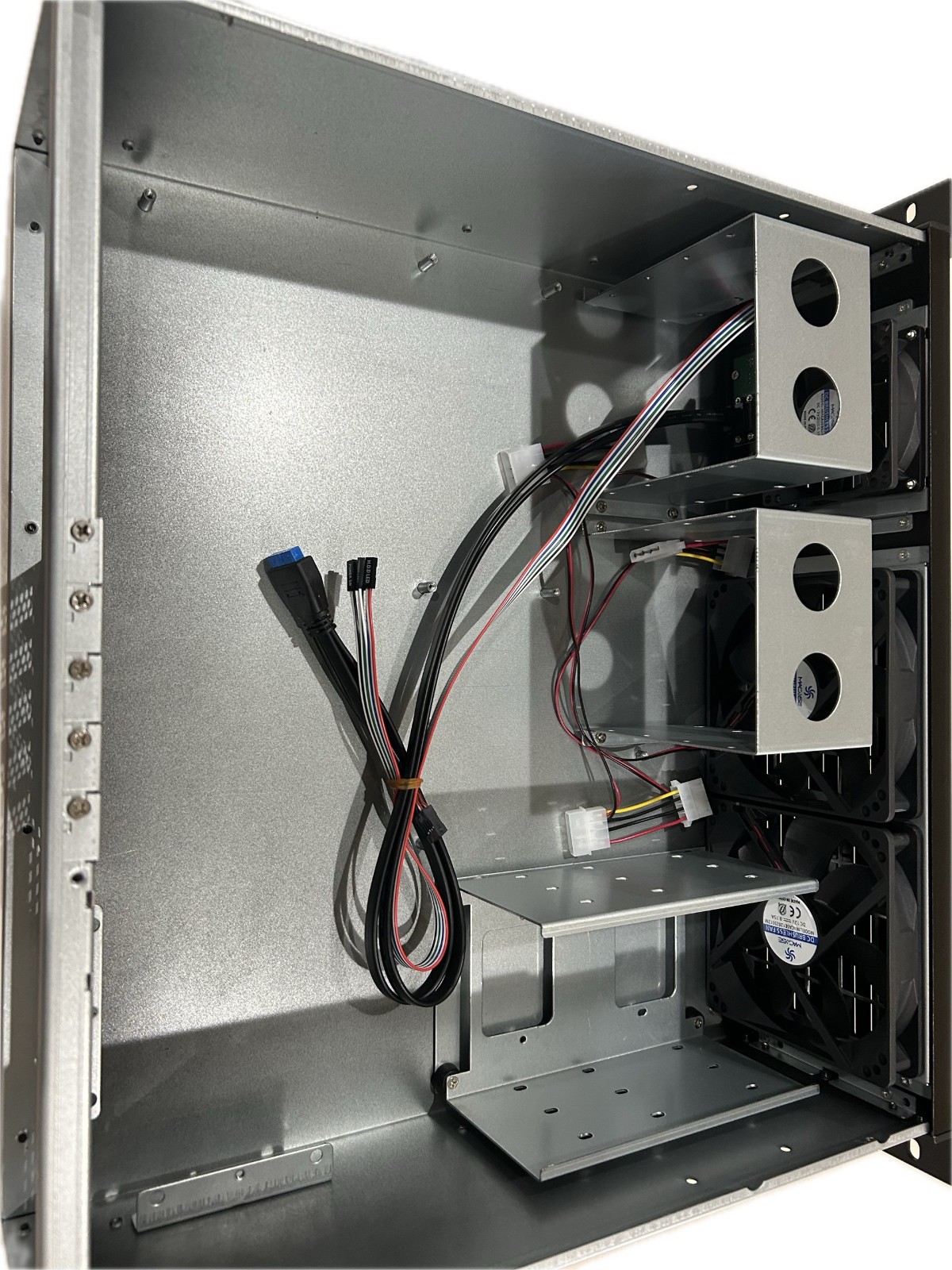 RackChoice 3U Rackmount Server Chassis ATX/Micro ATX/Mini-ITX (8x3.5 or 6x3.5+2x