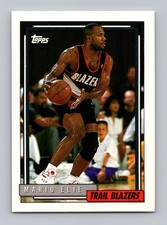 1992-93 Topps #289 Mario Elie Gold Near Mint or Better