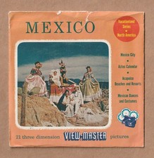 Complete set of three vintage View-Master reels Mexico 1948