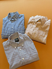 Lot of 3 Jos A Bank Long Sleeve Traditional Fit Traveler Shirts Medium