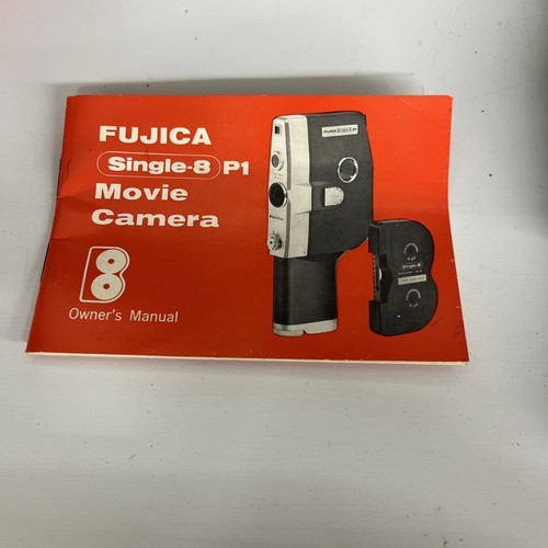 Fujica Single-8 P1 Movie Camera w/ Box, Case & Manual – Vintage Japan - Picture 7 of 14
