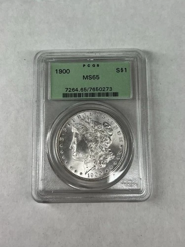 1900 Morgan Silver Dollar $1 PCGS MS65 Philadelphia Gem Uncirculated