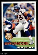 2010 Topps #287 Ryan Clady All-Pro Broncos Boise St 8 - NM/MT
