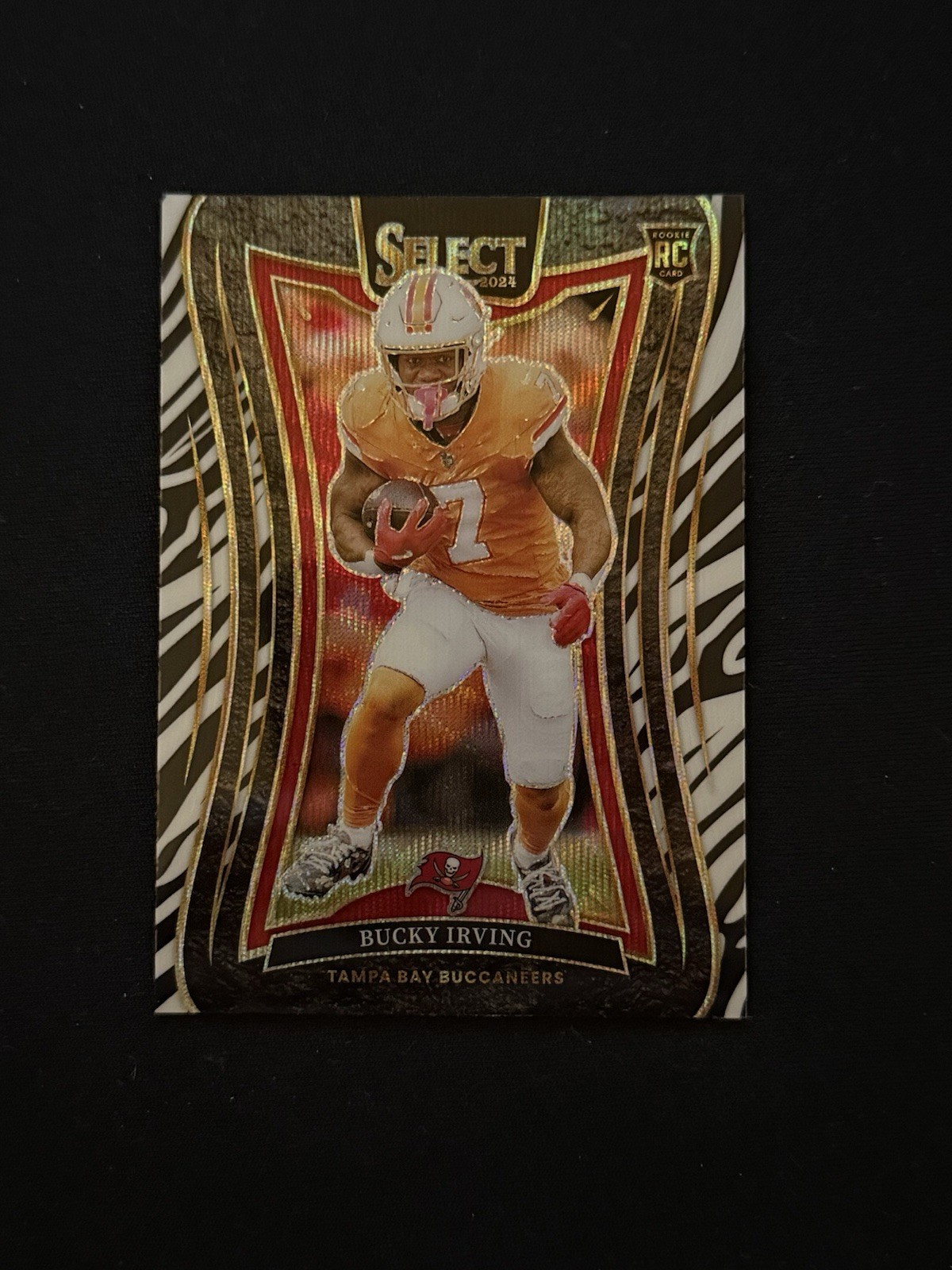 2024 PANINI SELECT 313 BUCKY IRVING ZEBRA PRIZM