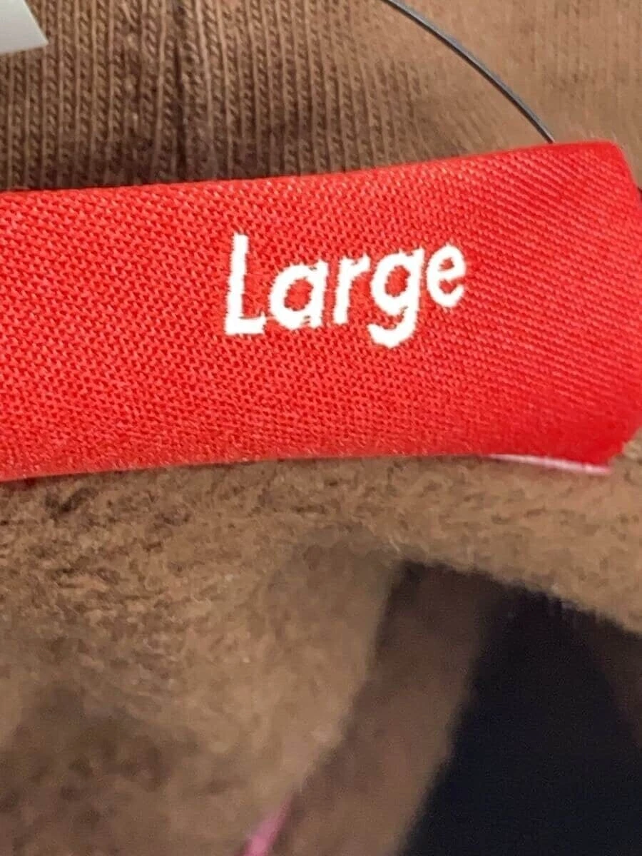 Felpa Supreme con cappuccio marrone L usata