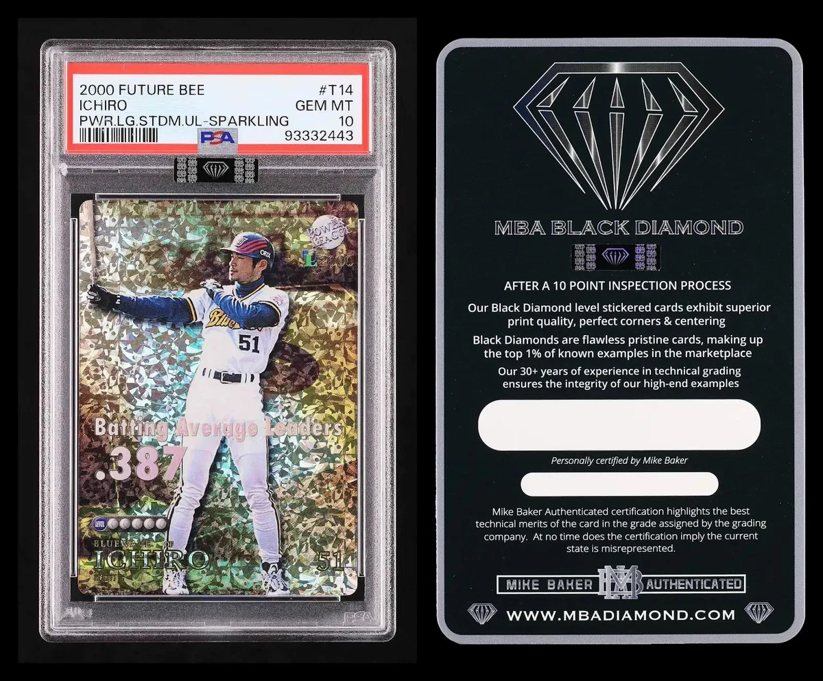 Ichiro Suzuki 10 Graded Baseball Sports Trading Cards