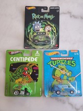 Hot Wheels real riders Rick & Morty 66 Dodge A100 cool one Centipede TMNT Van