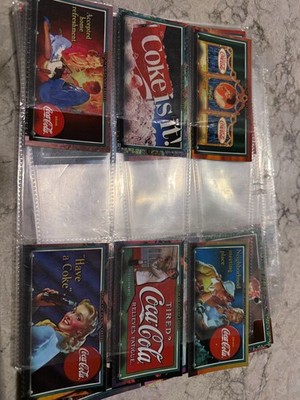 COCA-COLA ''SIGN OF GOOD TASTE'' Wide Trading Card COMPLETE SET ALL BILLBOARD ART!