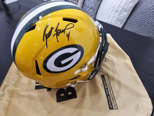 Brett Favre Autographed Green Bay Packers Full Sized Helmet w/COA NFL